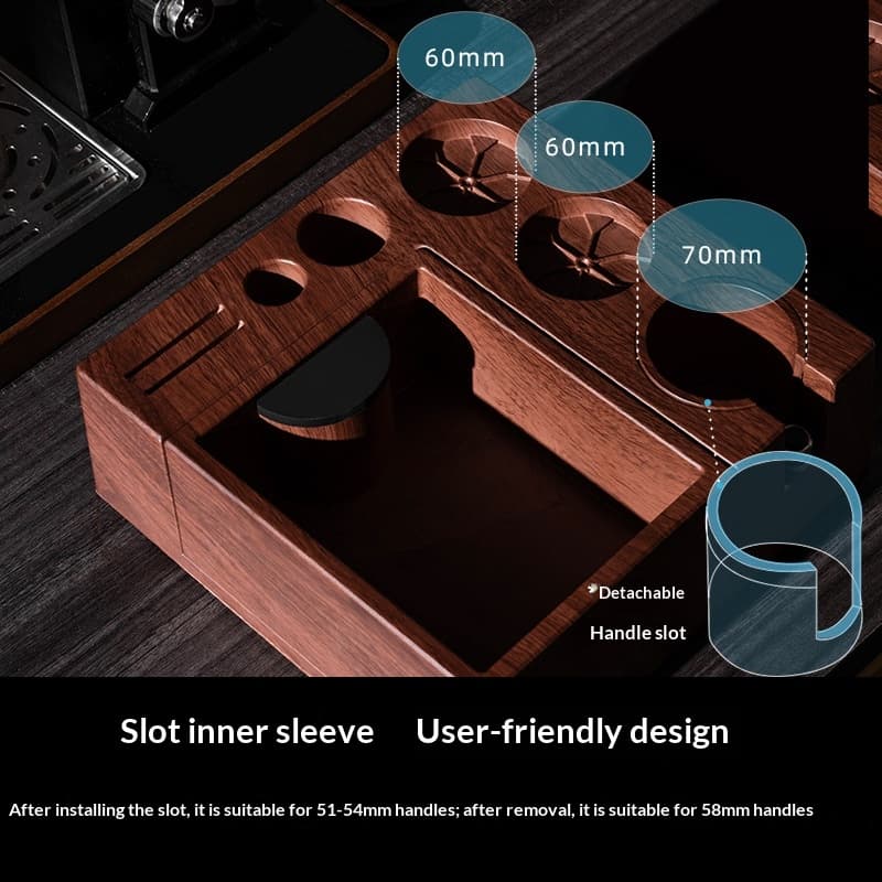 Wood-Grain Tamping Station — Bar organizer